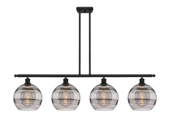 Ballston Four Light Island Pendant in Matte Black (405|5164IBKG55610SM)