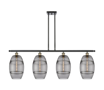 Ballston Four Light Island Pendant in Black Antique Brass (405|5164IBABG5578SM)