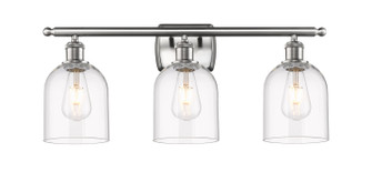 Ballston Three Light Bath Vanity in Brushed Satin Nickel (405|5163WSNG5586CL)