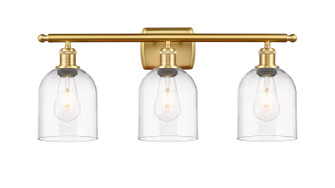 Ballston Three Light Bath Vanity in Satin Gold (405|5163WSGG5586CL)