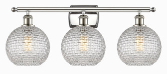 Ballston Three Light Bath Vanity in Polished Nickel (405|5163WPNG122C8CL)