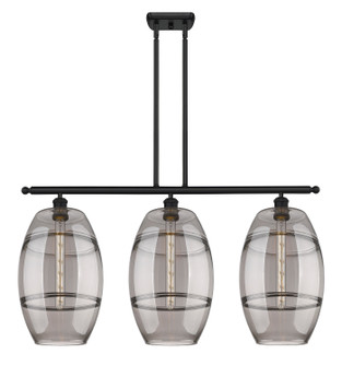 Ballston Three Light Island Pendant in Matte Black (405|5163IBKG55710SM)