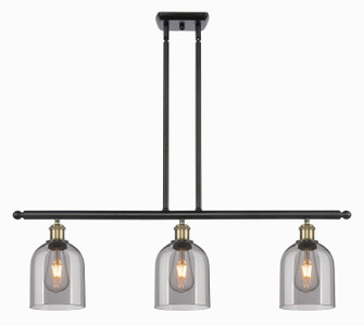 Ballston Three Light Island Pendant in Black Antique Brass (405|5163IBABG5586SM)