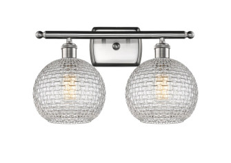 Ballston Two Light Bath Vanity in Brushed Satin Nickel (405|5162WSNG122C8CL)