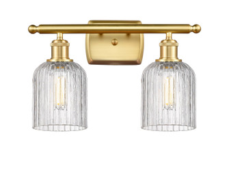 Ballston Two Light Bath Vanity in Satin Gold (405|5162WSGG5595CL)