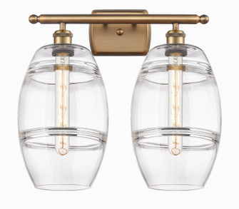 Ballston Two Light Bath Vanity in Brushed Brass (405|5162WBBG5578CL)