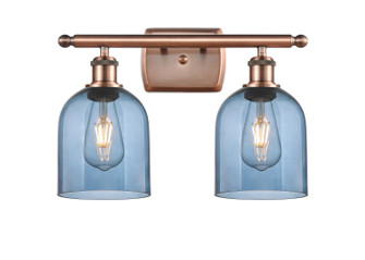 Ballston Two Light Bath Vanity in Antique Copper (405|5162WACG5586BL)