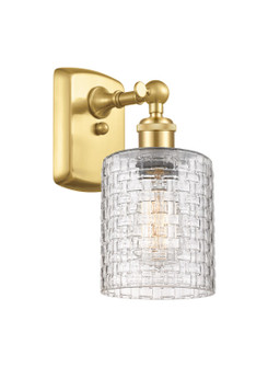 Ballston One Light Wall Sconce in Satin Gold (405|5161WSGG112C5CL)