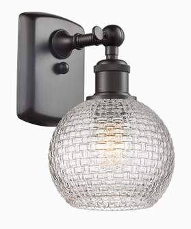 Ballston One Light Wall Sconce in Oil Rubbed Bronze (405|5161WOBG122C6CL)