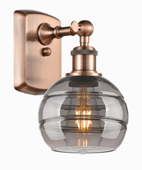 Ballston One Light Wall Sconce in Antique Copper (405|5161WACG5566SM)