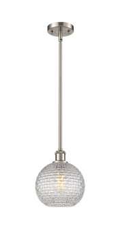 Ballston One Light Mini Pendant in Brushed Satin Nickel (405|5161SSNG122C8CL)