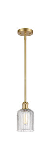 Ballston One Light Mini Pendant in Satin Gold (405|5161SSGG5595CL)