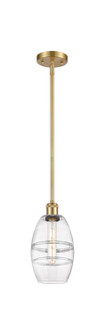 Ballston One Light Mini Pendant in Satin Gold (405|5161SSGG5576CL)