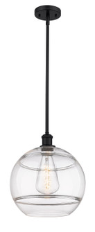 Ballston One Light Mini Pendant in Matte Black (405|5161SBKG55612CL)