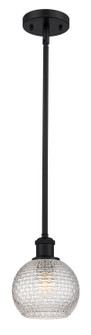 Ballston One Light Mini Pendant in Matte Black (405|5161SBKG122C6CL)