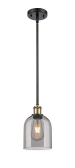 Ballston One Light Mini Pendant in Black Antique Brass (405|5161SBABG5586SM)