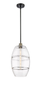 Ballston One Light Mini Pendant in Black Antique Brass (405|5161SBABG55710CL)