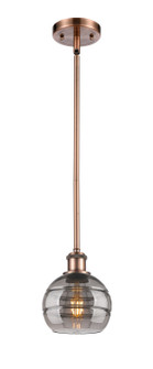 Ballston One Light Mini Pendant in Antique Copper (405|5161SACG5566SM)