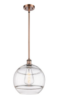 Ballston One Light Mini Pendant in Antique Copper (405|5161SACG55612CL)