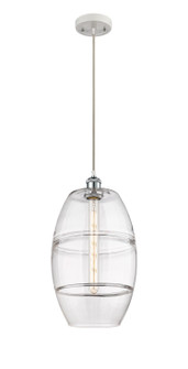 Ballston One Light Mini Pendant in White Polished Chrome (405|5161PWPCG55710CL)