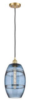 Ballston One Light Mini Pendant in Satin Gold (405|5161PSGG5578BL)