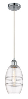 Ballston One Light Mini Pendant in Polished Chrome (405|5161PPCG5576CL)