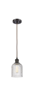 Ballston One Light Mini Pendant in Oil Rubbed Bronze (405|5161POBG5595CL)