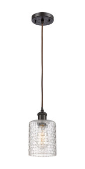 Ballston One Light Mini Pendant in Oil Rubbed Bronze (405|5161POBG112C5CL)