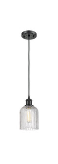 Ballston One Light Mini Pendant in Matte Black (405|5161PBKG5595CL)