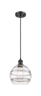 Ballston One Light Mini Pendant in Matte Black (405|5161PBKG5568CL)
