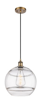 Ballston One Light Mini Pendant in Brushed Brass (405|5161PBBG55612CL)