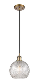 Ballston One Light Mini Pendant in Brushed Brass (405|5161PBBG122C8CL)