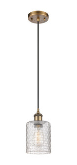 Ballston One Light Mini Pendant in Brushed Brass (405|5161PBBG112C5CL)