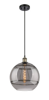 Ballston One Light Mini Pendant in Black Antique Brass (405|5161PBABG55612SM)