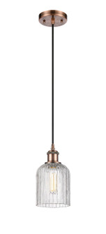 Ballston One Light Mini Pendant in Antique Copper (405|5161PACG5595CL)