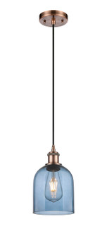 Ballston One Light Mini Pendant in Antique Copper (405|5161PACG5586BL)
