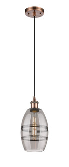 Ballston One Light Mini Pendant in Antique Copper (405|5161PACG5576SM)