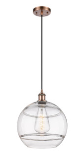Ballston One Light Mini Pendant in Antique Copper (405|5161PACG55612CL)