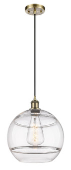 Ballston One Light Mini Pendant in Antique Brass (405|5161PABG55612CL)