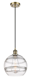 Ballston One Light Mini Pendant in Antique Brass (405|5161PABG55610CL)