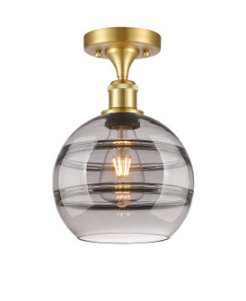 Ballston One Light Semi-Flush Mount in Satin Gold (405|5161CSGG5568SM)