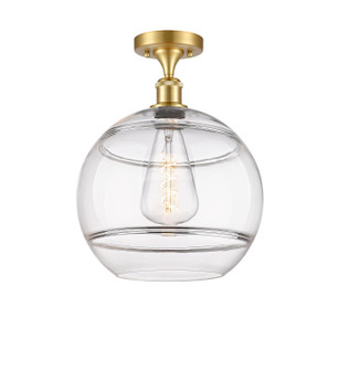 Ballston One Light Semi-Flush Mount in Satin Gold (405|5161CSGG55612CL)