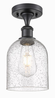 Ballston One Light Semi-Flush Mount in Matte Black (405|5161CBKG5586SDY)