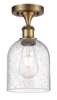 Ballston One Light Semi-Flush Mount in Brushed Brass (405|5161CBBG5586SDY)