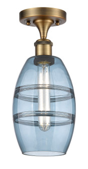 Ballston One Light Semi-Flush Mount in Brushed Brass (405|5161CBBG5576BL)