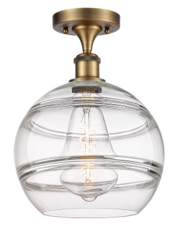 Ballston One Light Semi-Flush Mount in Brushed Brass (405|5161CBBG55610CL)