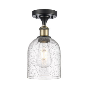 Ballston One Light Semi-Flush Mount in Black Antique Brass (405|5161CBABG5586SDY)