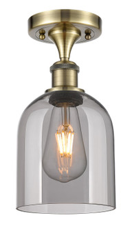 Ballston One Light Semi-Flush Mount in Antique Brass (405|5161CABG5586SM)