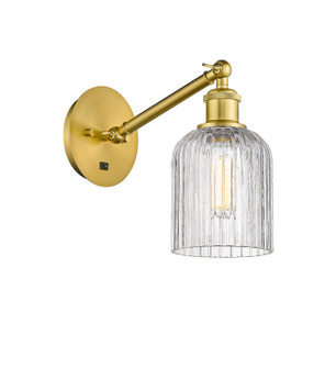 Ballston One Light Wall Sconce in Satin Gold (405|3171WSGG5595CL)