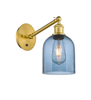 Ballston One Light Wall Sconce in Satin Gold (405|3171WSGG5586BL)
